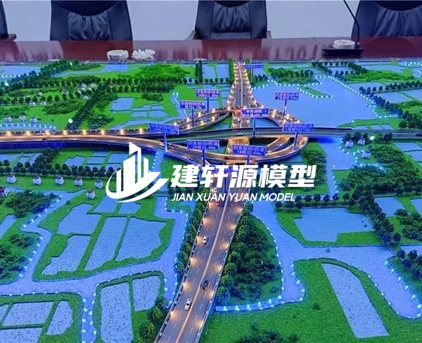 鹿泉高速公路沙盘定制